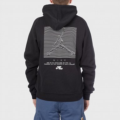 Толстовка Jordan Jumpman Fleece Hoodie, цвет черный, артикул DJ0210-010