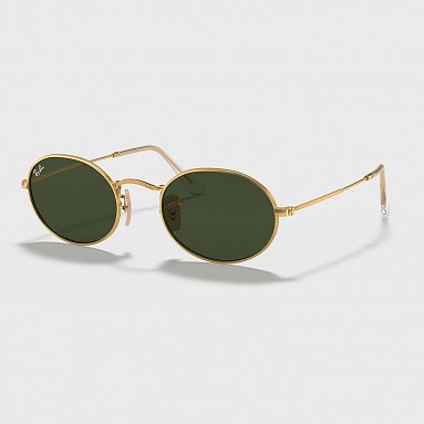 Очки Ray-Ban Oval Metal коричневый, артикул RB3547 001/31