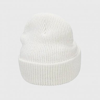 Шапка Nike Peak Tall Cuff Swoosh Beanie, цвет белый, артикул FB6529-121