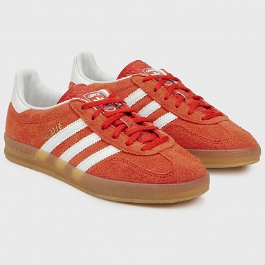 Кроссовки adidas Originals Gazelle Indoor W, цвет красный, артикул HQ8718