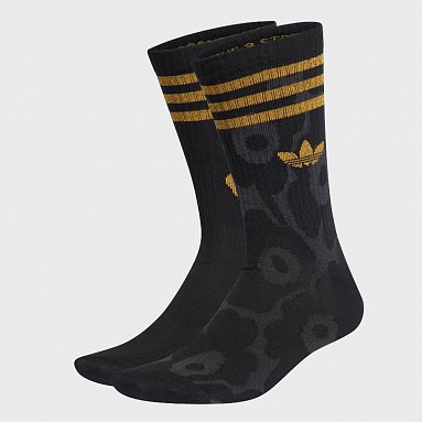 Носки adidas Originals Crew Sock 2 Pairs x Marimekko  черный, артикул H06790