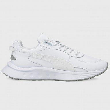 Кроссовки Puma Wild Rider Reflective, цвет белый, артикул 383728-01