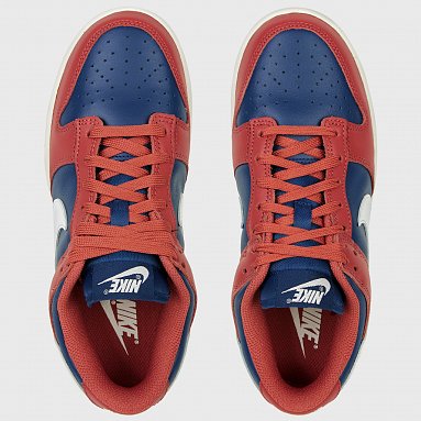 Кроссовки Nike Dunk Low Retro, цвет красный, артикул DD1503-602