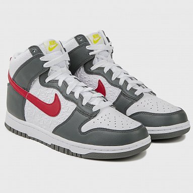 Кроссовки Nike Dunk High Retro, цвет серый, артикул FD0668-001