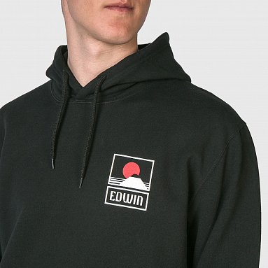 Толстовка Edwin Sunset On Mt Fuji Hoodie Sweat, цвет , артикул I029284.89.67
