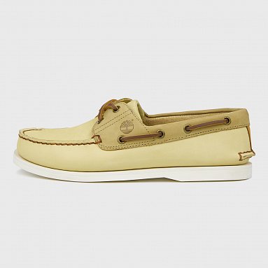 Мокасины Timberland 2 Eye Classic Boat бежевый, артикул TB0A2PDFES11