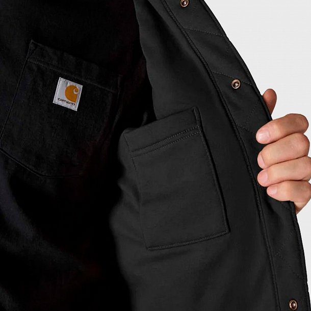 Куртка Carhartt Heavyweight Quilted Snap Front Shirt Jacket - фото 2