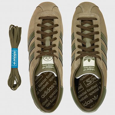 Кроссовки adidas Originals Moston Super Spezial, цвет зеленый, артикул ID3515