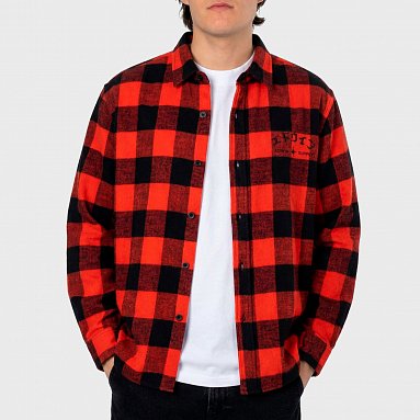 Рубашка Edwin Sebastian Shirt Ls красный, артикул I034100.1V2.67