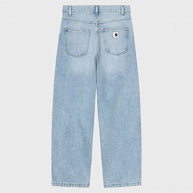 Женские джинсы Carhartt Wip W Brandon Pant, цвет голубой, артикул I035892.01.WU