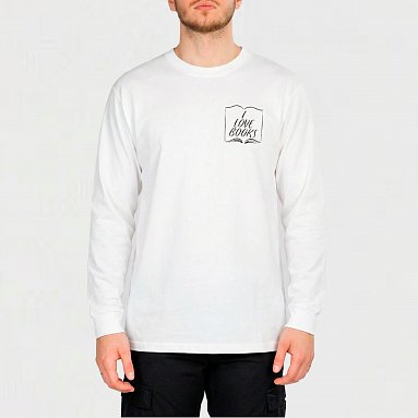 Лонгслив Edwin I Love Books TS LS белый, артикул I035802.02.67