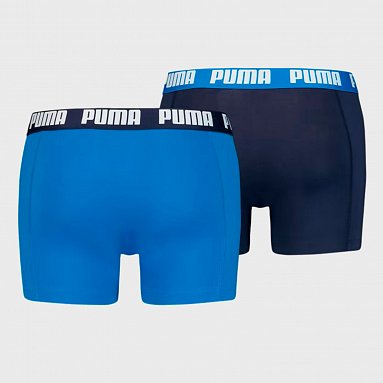 Комплект мужских трусов Puma Basic Boxer 2-Pack, цвет синий, артикул 888869-60