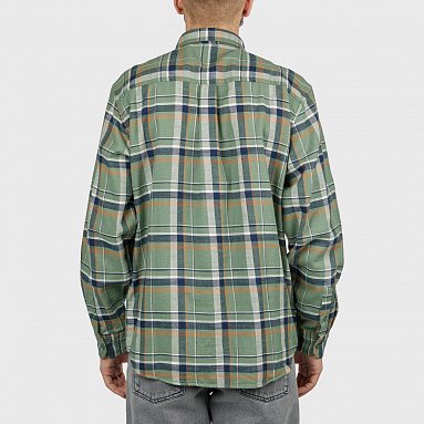 Рубашка Carhartt Wip L/S Swenson Shirt, цвет зеленый, артикул I033032.23D.XX