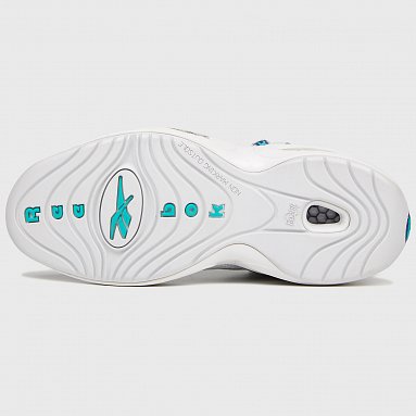 Кроссовки Reebok Question Mid Charlotte Hornets, цвет белый, артикул GW8853
