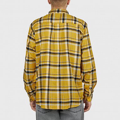 Рубашка Carhartt Wip L/S Swenson Shirt, цвет желтый, артикул I033032.23E.XX