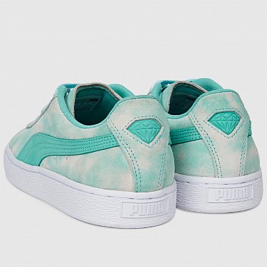 Кеды Puma X Diamond Supply Suede Diamond, цвет бирюзовый, артикул 36939601