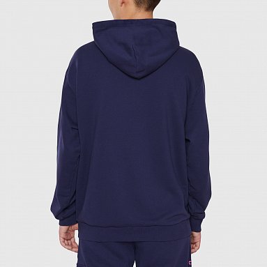 Толстовка New Balance Athletics Clash Sweater, цвет синий, артикул MT13564/NTD
