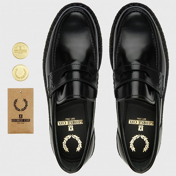 Лоферы Fred Perry Leather Penny Loafer x George Cox - фото 2