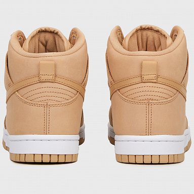 Кроссовки Nike Dunk High Premium Mf W, цвет бежевый, артикул DX2044-201