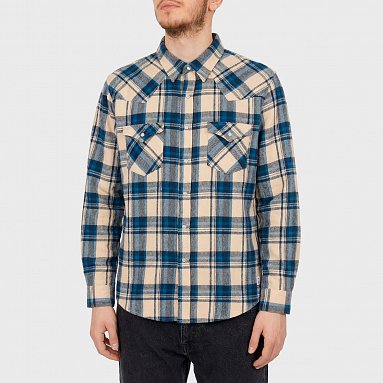 Рубашка Edwin Western Shirt LS синий, артикул I035871.1WN.67