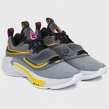 Кроссовки Nike Zoom Freak 3 "Low Battery", цвет серый, артикул DA0694-006