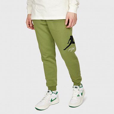 Брюки Jordan Essentials Fleece Baseline Trousers оливковый, артикул FD7345-340