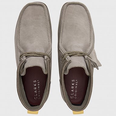Ботинки Clarks Originals Wallabee 2.0 Gore-Tex, цвет серый, артикул 26161437
