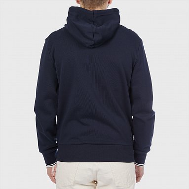 Толстовка Fred Perry Hooded Zip Through Sweatshirt, цвет синий, артикул J7536-795