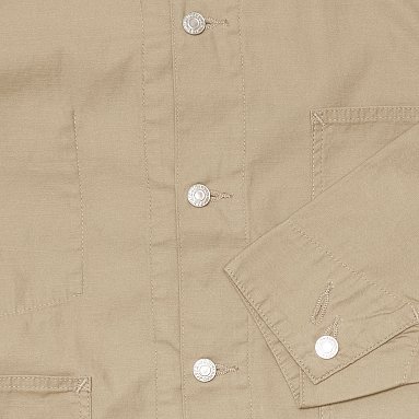 Рубашка Edwin Coverall, цвет бежевый, артикул I036714.69.67