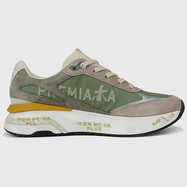 Кроссовки Premiata Moerun 6726, цвет зеленый, артикул MOERUN6726