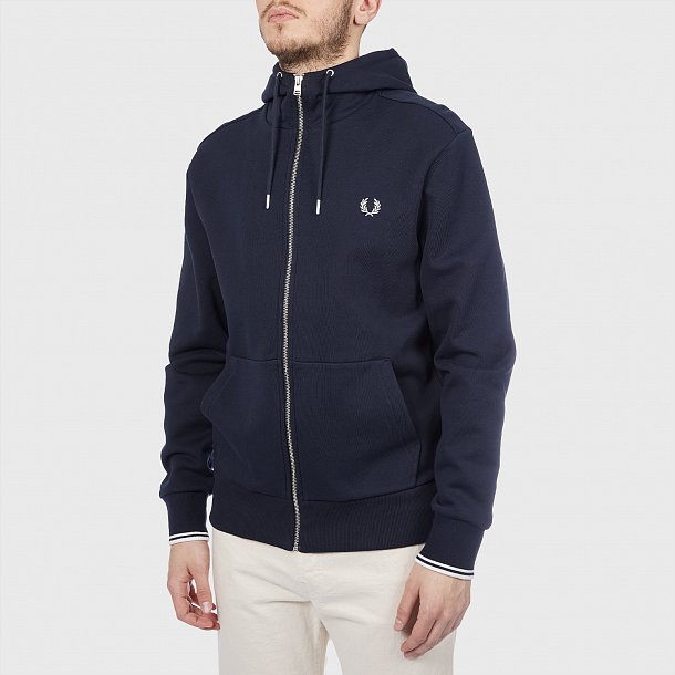 Толстовка Fred Perry Hooded Zip Through Sweatshirt
