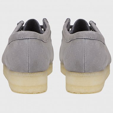 Ботинки Clarks Originals Wallabee Wmns, цвет серый, артикул 26169921