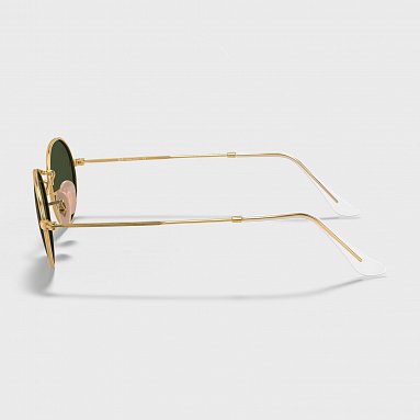 Очки Ray-Ban Oval Metal, цвет коричневый, артикул RB3547 001/31