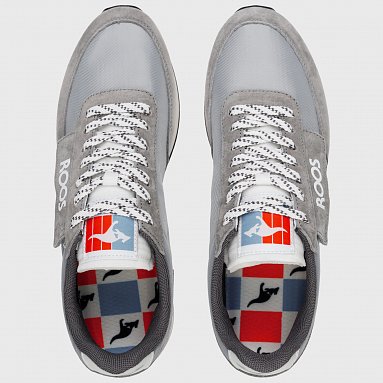 Кроссовки KangaROOS Flap Og, цвет серый, артикул 47298-000-2005
