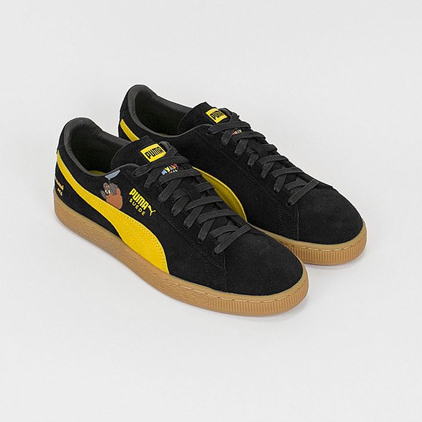 Кроссовки Puma X Союзмультфильм Suede Black-Taffy-Radiant Yellow - фото 4