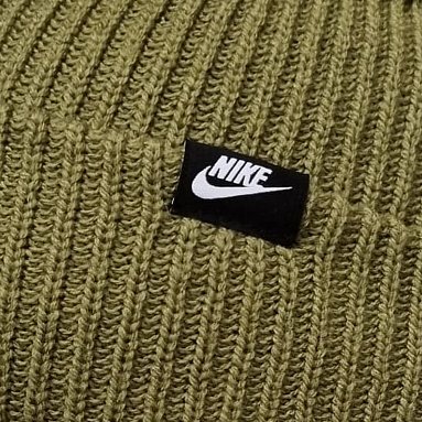 Шапка Nike Terra Beanie, цвет оливковый, артикул FB6525-378