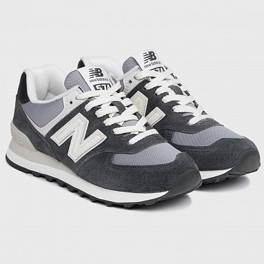 Кроссовки New Balance 574, цвет серый, артикул WL574PA/B
