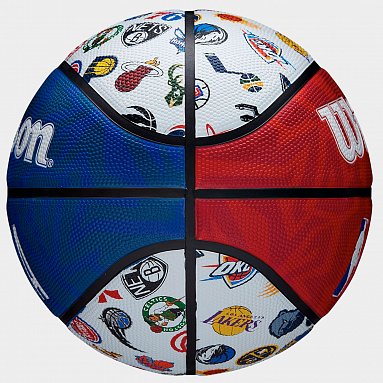 Мяч Баскетбольный Wilson NBA All Team, цвет белый, артикул WTB1301XBNBA