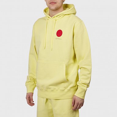 Толстовка Edwin Japanese Sun Hoodie Sweat желтый, артикул I029285.1MS.67