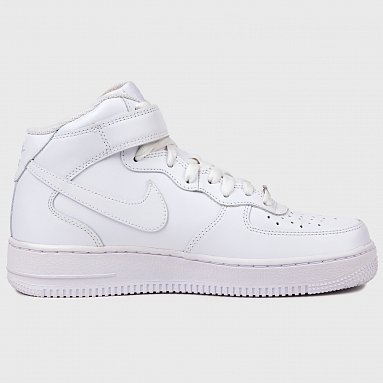 Кроссовки Nike Air Force 1 Mid '07 W, цвет белый, артикул DD9625-100