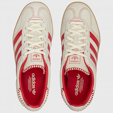 Кроссовки adidas Originals Gazelle Indoor W, цвет бежевый, артикул JS1402