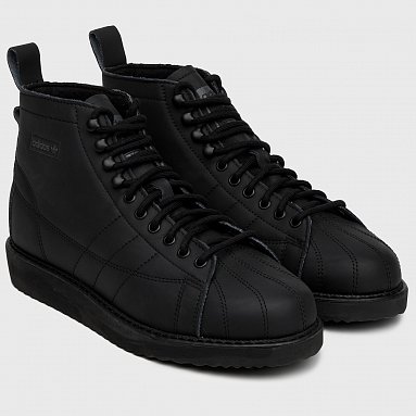 Кроссовки adidas Originals Superstar Boot W, цвет черный, артикул FZ3835