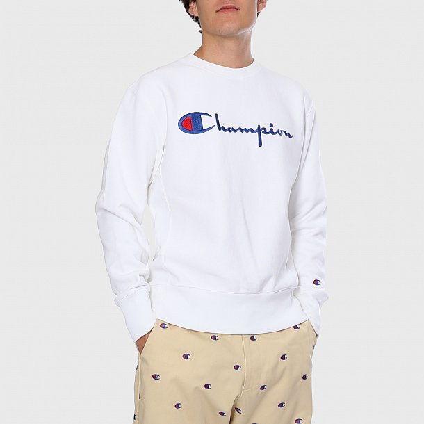 Свитшот Champion Reverse Weave Script Logo Crew Neck