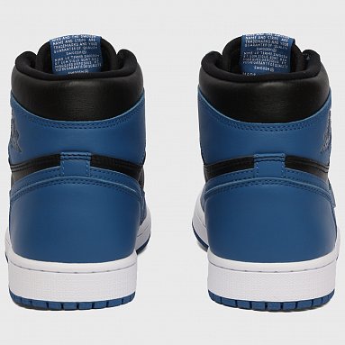 Кроссовки Air Jordan 1 Retro High OG Dark Marina Blue, цвет синий, артикул 555088-404