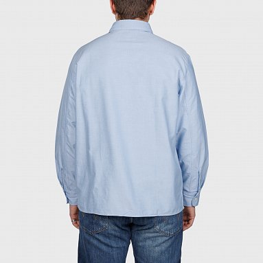 Рубашка Edwin Big OX Shirt LS, цвет голубой, артикул I034964.01.67