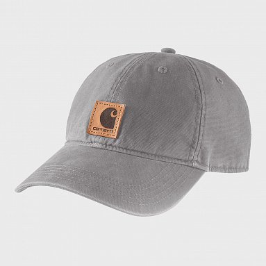 Бейсболка Carhartt Canvas Cap серый, артикул 100289-APH