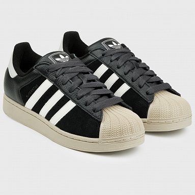 Кроссовки adidas Originals Superstar II, цвет черный, артикул KJ9948