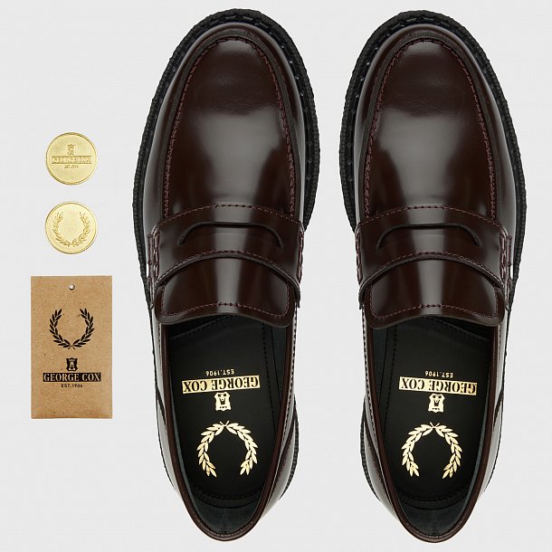 Лоферы Fred Perry Leather Penny Loafer x George Cox - фото 2