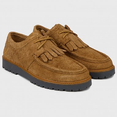 Лоферы Fred Perry Low Kenney Hairy Suede, цвет коричневый, артикул B7308-644