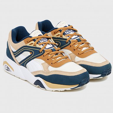 Кроссовки Puma R698 IL Wns, цвет бежевый, артикул 386357-01